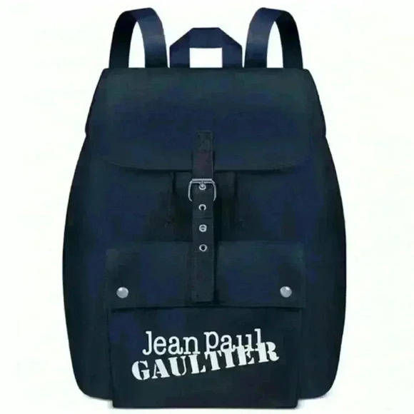 Jean Paul Gaultier Lighweight Nylon Backpack Navy - Picture 1 of 4